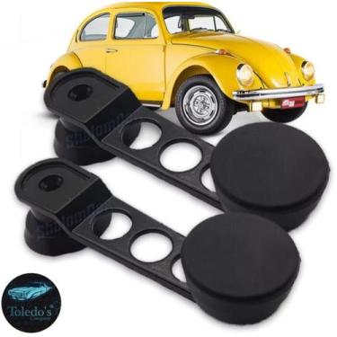 Imagem de Par de Manivela vidro Gol /Fusca/Kombi /Saveiro Modelo Sport PRETA - K