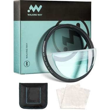 Imagem de Walking Way Filtro FX de super velocidade dividido de 82 mm, filtro de lente de câmera Unilateral Blur Ghost Motion, prisma de vidro óptico K9 para fotografia criativa, vídeo