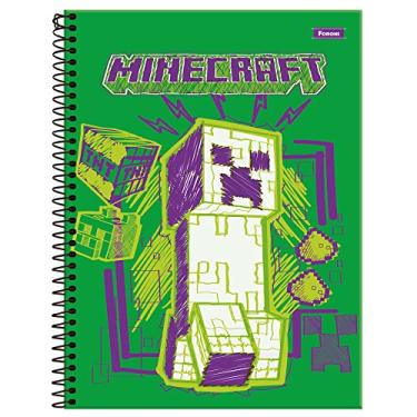 Imagem de Caderno Esp. Univ. (Grande) 10M 160Fls. C.D Minecraf 3369918 Foroni - Sortido