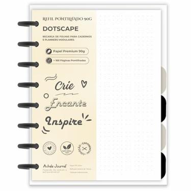 Imagem de Refil Pontilhado para Caderno Modular Inteligente Achala 160 Páginas 90g (Médio (A5) ~14 x 21 cm)