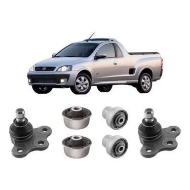 Imagem de Kit 2 Pivô 4 Bucha Bandeja Dianteira Montana 2004 2006 07