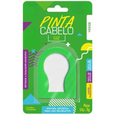 Imagem de Tinta Pinta Cabelo Em Giz Cabelo Maluco Várias Cores - Popper, Verde