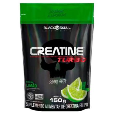 Imagem de Creatina Turbo Refil 150g - Black Skull, Limão