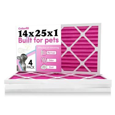 Imagem de Filtro de ar Colorfil 35,5 x 62 x 2,5 cm MERV 8 para animais de estima