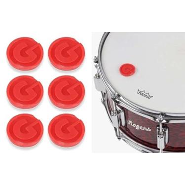 Imagem de Abafador de Tambores Gibraltar SC-GTG Tuning Gels com 6 pads (Moongel) filtre as sobras da bateria (