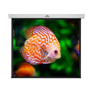 Imagem de Tela de Projeção Elétrica, SUMAY, TEVS150 100, Branco/Preto