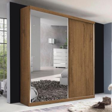 Imagem de Guarda Roupa Salvador 2Portas 2Gavetas E 3Espelhos Minastex