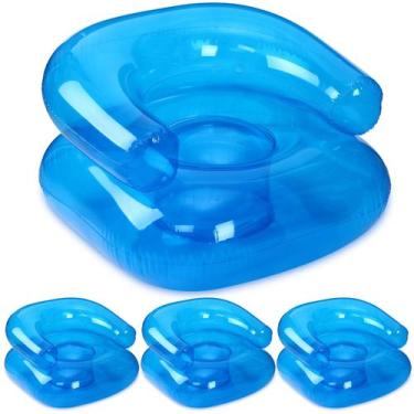 Imagem de Cadeiras infláveis Silipull Kids 71 cm Blow up Furniture x4 Blue
