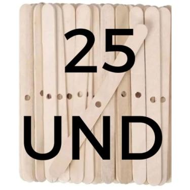 Imagem de Kit 25 Unidades Centralizador de Pavio de Madeira com Furo Velas Artesanais
