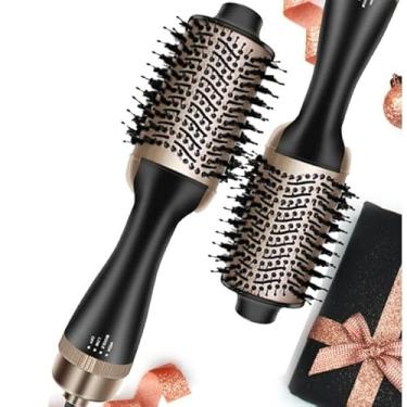 Imagem de Pente de Ar Quente - Secador Cabelo Iônico e Volumizador em Um Passo Alisador