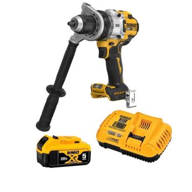Imagem de Kit Parafusadeira-furadeira Impacto 20v Brushless + Bateria 5.0ah + Carregador Rápido - Dewalt único - 5.0ah