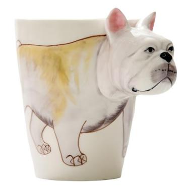 Imagem de Caneca Ceramic Bulldog 3D Design com capacidade de 350 ml - yiweisai