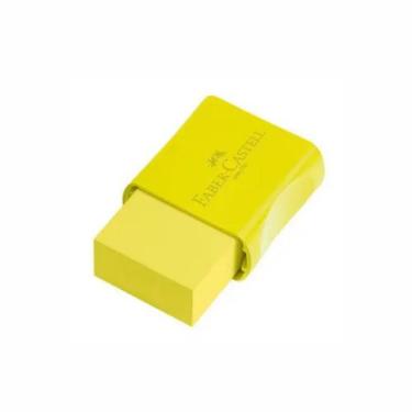 Imagem de Borracha Neon Faber-Castell com cinta protetora Max, Amarelo Neon