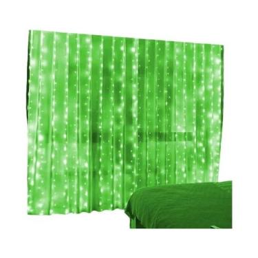 Imagem de Cortina de LED para Ano Novo - 3m/6m, 8 Modos, Natal, Casamento e Deco