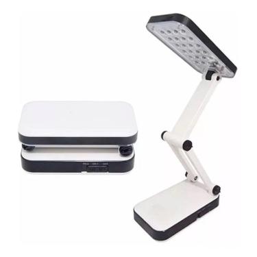 Imagem de Luminária Mesa Portátil Abajur Recarregável 24 Leds Altomex