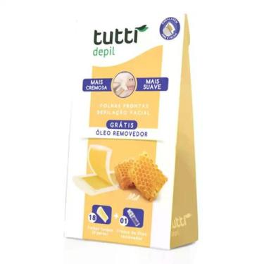 Imagem de Folhas Prontas Facial Mel Tutti