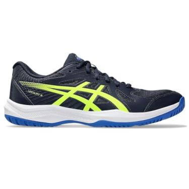 Imagem de Tênis ASICS Upcourt 6 - Masculino - Azul/Amarelo - tam: 42