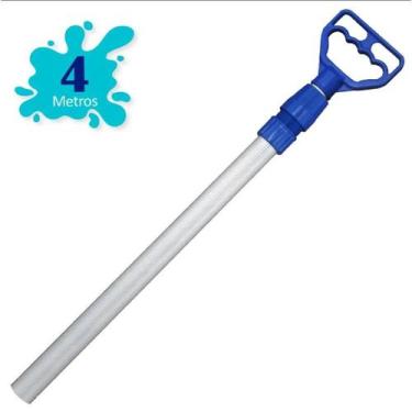 Imagem de Cabo Aluminio Retratil Para Limpeza De Piscina 4 Metros - COPOS DESCAR