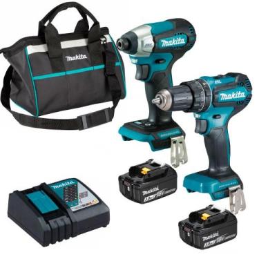 Imagem de Kit Parafusadeira E Furadeira De Impacto DLX2416X1 Makita