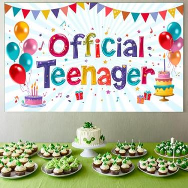 Imagem de Aniversário adolescente colorido celebração adolescente adereço foto adereço decoração de festa para decoração interna festa de aniversário