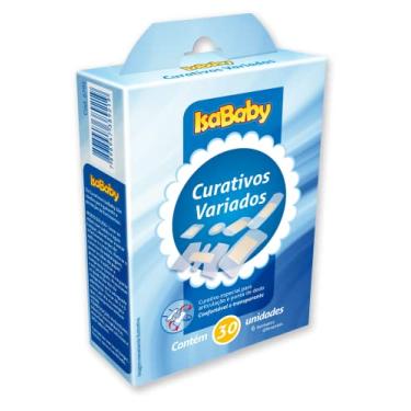 Imagem de Curativo Tamanhos e Modelos Variados Isababy 30 Unidades