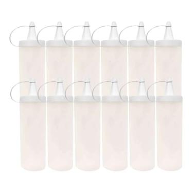 Imagem de Bisnagas Para Molho Embalagem Ketchup Reutilizável (Amarelo)