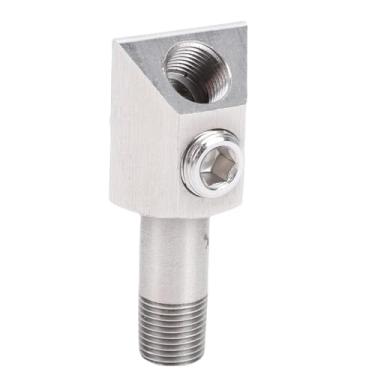 Imagem de ZJchao Adaptador de Rosca do Sensor de Pressão de óleo de Aço Inoxidável Alto Desempenho Fácil Instalação para ProX21 ProX17 ProX19 Bomba Pulverizadora Elétrica Sem Ar 1/8 27 NPT