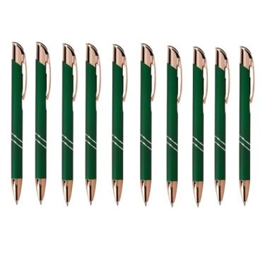 Imagem de Caneta Bronze Com 5 Cores Para Escolher Kit Com 100 A Laser (Verde)