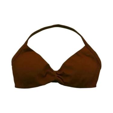 Imagem de Top Esportivo Feminino Sem Costas Com Alças, Sem Logo, Copas Removívei