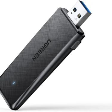 Imagem de Adaptador De Rede Ugreen Ac1300, WI-FI, USB 3.0, Dual Band, Preto