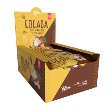 Imagem de Cocada Abacaxi com Chocolate Zero Acucar Diet Latam Fit-Unissex
