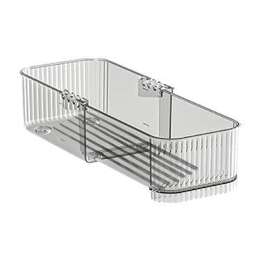 Imagem de Organizador de gaveta - Armazenamento flexível transparente expansível, organizador de utensílios, porta-talheres | para casa de banho, quarto, despensa, cômoda, mesa, escritório, maquiagem, joias