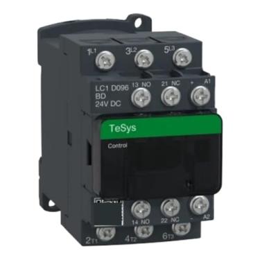 Imagem de 1 contator LC1D096BDC 9A 24V DC
