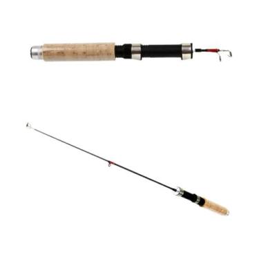 Imagem de Vara De Pesca De Gelo Telescópica Mini Leve Com Alta Sensibilidade E C