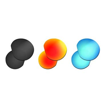 Imagem de Prizo ORL Lentes polarizadas de reposição para óculos de sol Oakley Clifden OO9440 - Multiopções (preto + vermelho + azul)