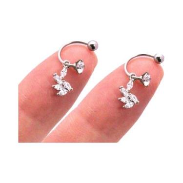 Imagem de Brincos Femininos De Aço Inoxidável Com Pingente De Coração E Cruz, Ar