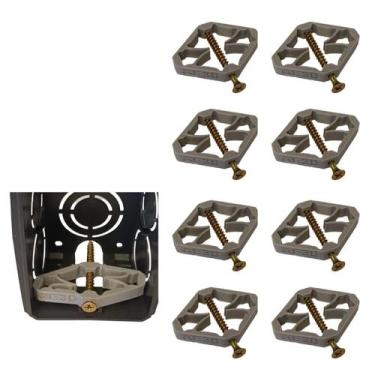 Imagem de Kit Reparo Salva Abas Caixinha de Luz 4x2 Tomada Interruptor Expansíve