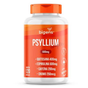 Imagem de Psyllium Complex Bigens 120 Capsulas -, Sem Sabor