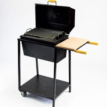 Imagem de Churrasqueira Parrilla Bafo Média Com Rodas Preto