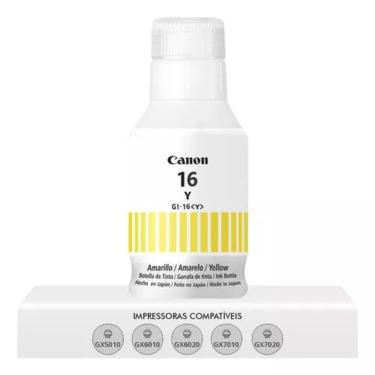 Imagem de Tinta Canon Gi-16c Gi16c Amarelo|mega Tank Gx6010 Gx7010 Gx5010 | Original 132ml