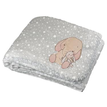 Imagem de Cobertor para Bebê de Microfibra 90cm x 1,10m Baby Joy