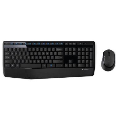 Imagem de Teclado e Mouse Sem Fio Logitech MK345 Preto