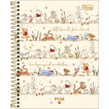 Imagem de Caderno De 10 Materias Colegial Pooh 160fls Capas Sortidas - Tilibra