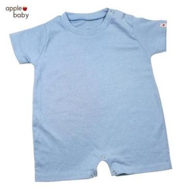 Imagem de Romper infantil azul hortência - basic apple baby, M