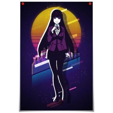 Imagem de Arte de parede em tela, pintura de parede, anime Jabami Yumeko de Kake