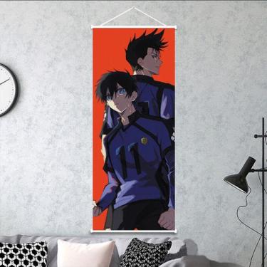 Imagem de Pintura de parede em tela Blues Locks Isagis Yoichis Anime - yiweisai