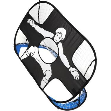 Imagem de Conjunto de treinamento Kids Portable Soccer Gol Net 4 em 1 - azul - T