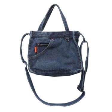 Imagem de Bolsa Messenger Jeans Trendy, bolsa tiracolo feminina de 24 cm - yiwei