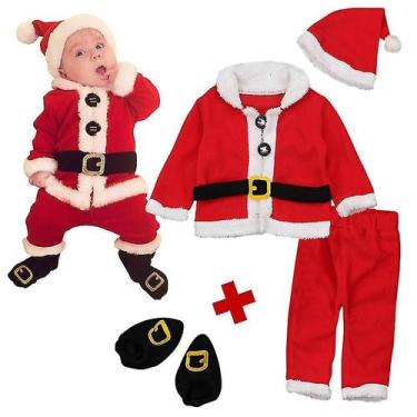 Imagem de Roupa quente de lã de Natal para meninos e meninas para cria - Gloome 
