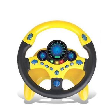 Imagem de Brinquedo de volante de simulação elétrica com luz e som - Gloome Stor